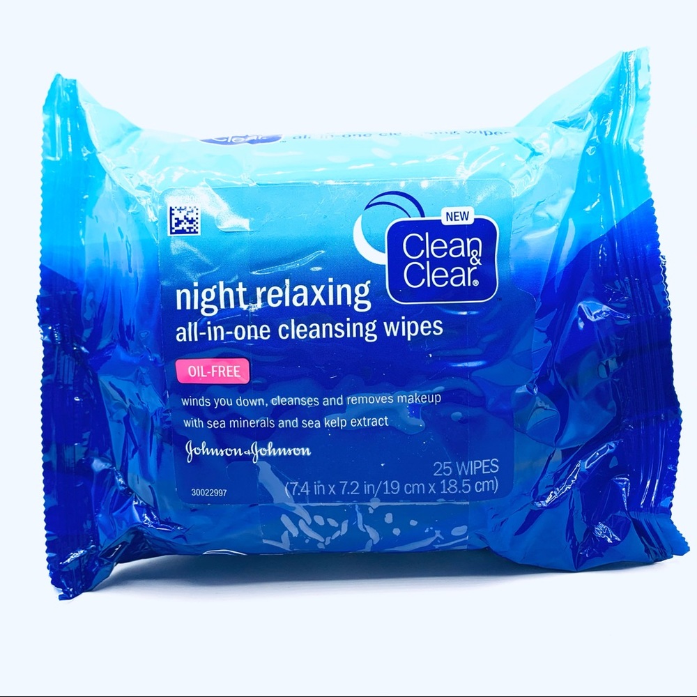 2 Pk Clean & Clear Face Wipes *50 Total Wipes*